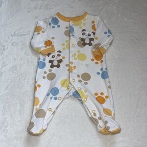 (2 for $10) PEKKLE panda footie/ sleeper 🐼 baby clothing